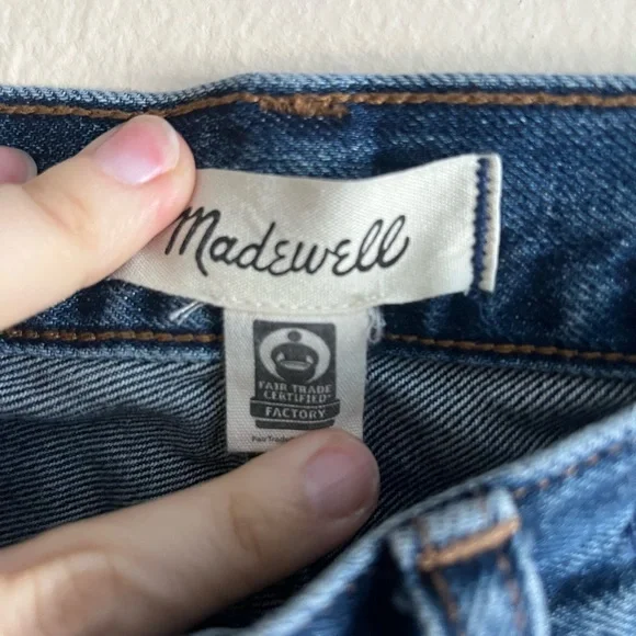 Madewell Dean Easy Straight Flower Jeans - Picture 5 of 7